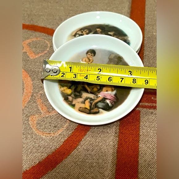 Set Of 3 Edelstein Ceramic Decorative Small Plates Made in Bavaria Germany - Picture 5 of 6